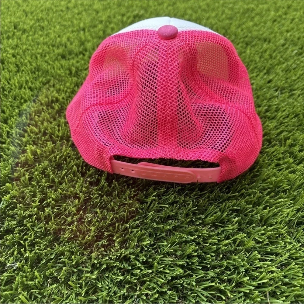 Hot Pink Tucker's Provisions Toddler Hat - Glitter Gold Rooster￼